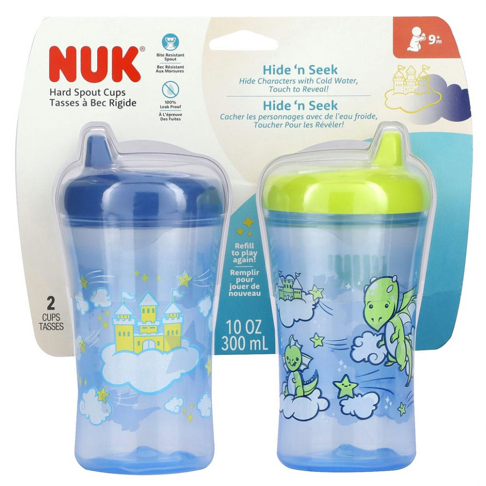   NUK, Hide 'n Seek,    ,    9 , , 2   300  (10 )    -     -,    