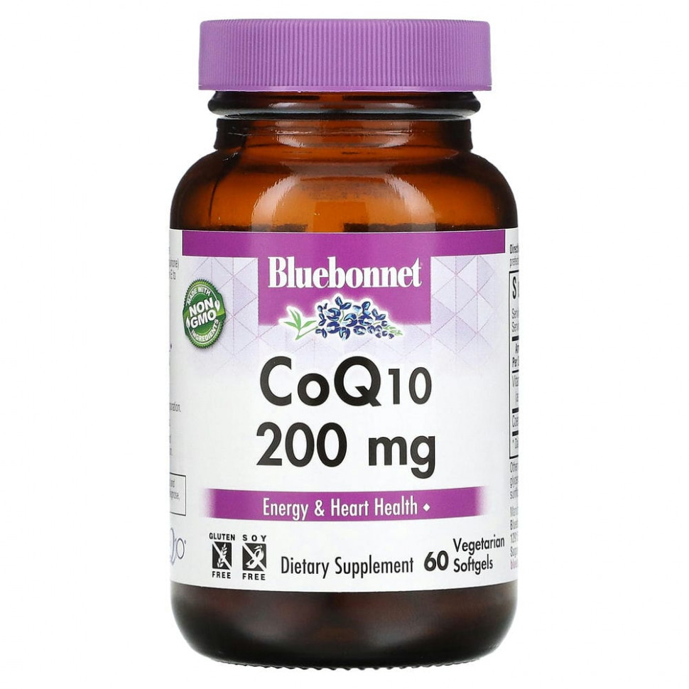   Bluebonnet Nutrition, CoQ10, 200 , 60      -     -,    