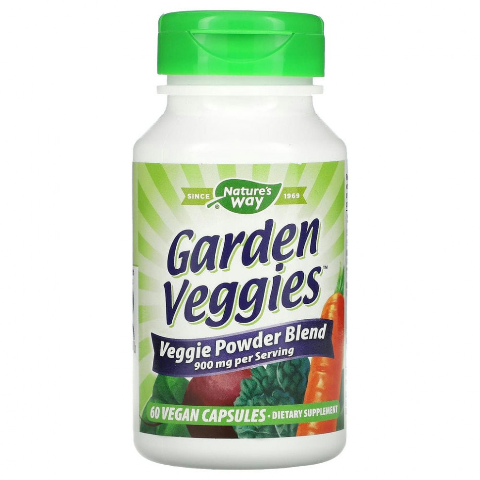   Nature's Way, Garden Veggies, 60      -     -,    