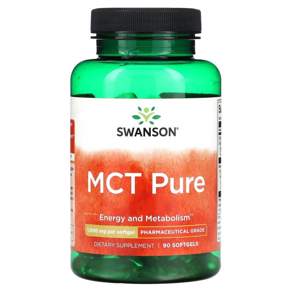   Swanson, MCT Pure, 1000 , 90      -     -,    