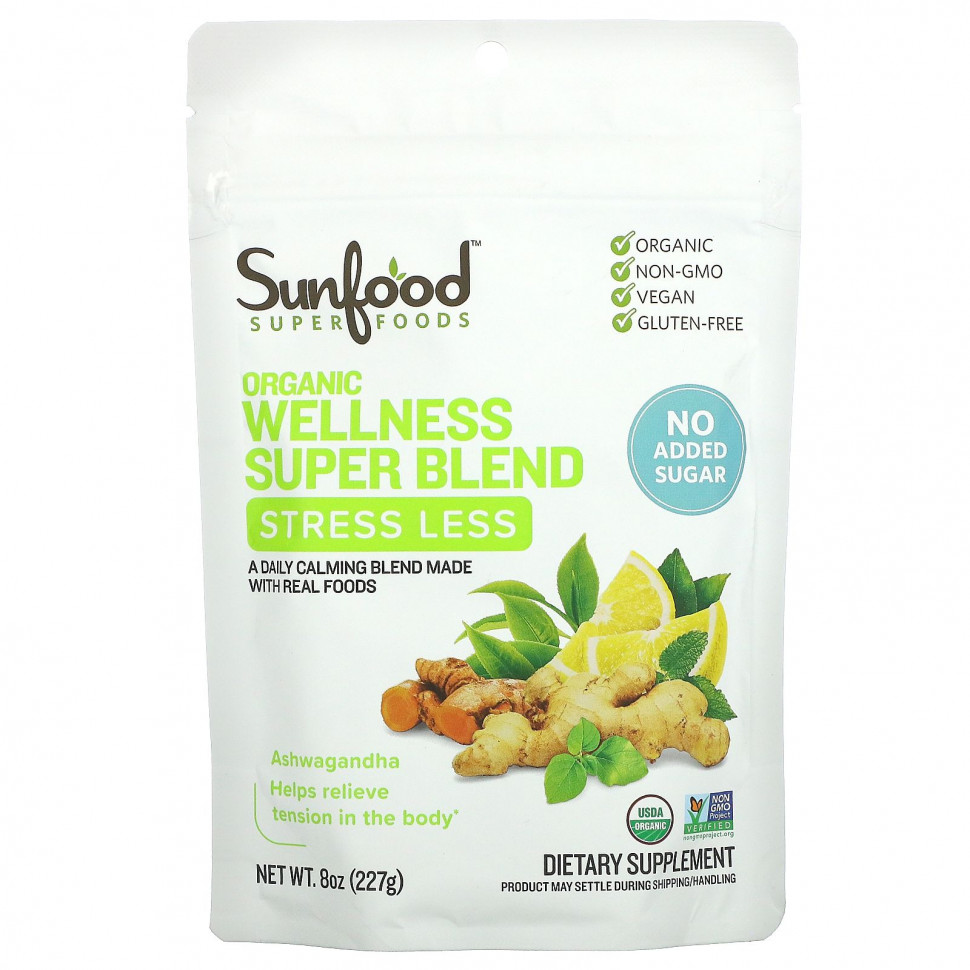   Sunfood, Organic Wellness Super Blend,   , 227  (8 )    -     -,    