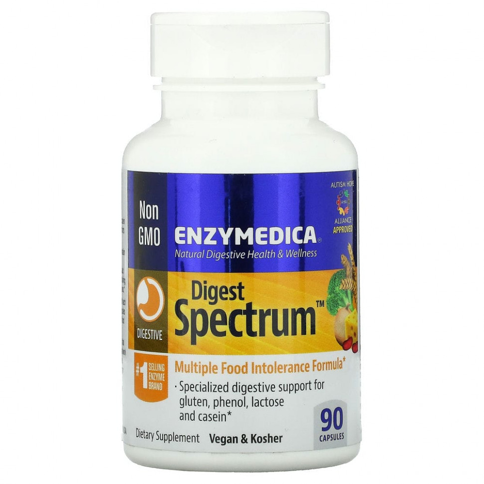   Enzymedica, Digest Spectrum,   , 90     -     -,    