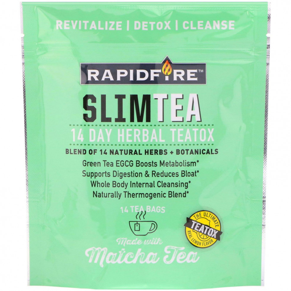   RAPIDFIRE, SlimTea, 14-     ,  ,   , 14      -     -,    