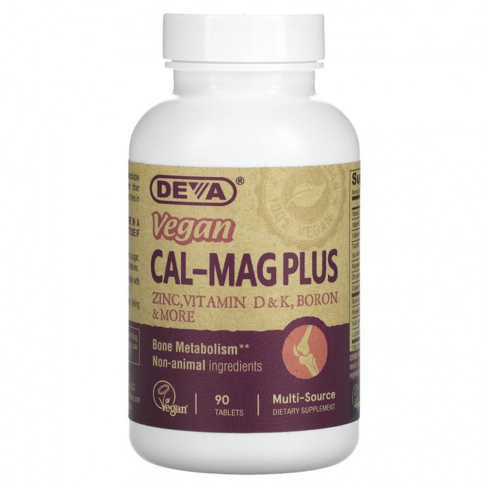   Deva, Cal-Mag Plus,    , 90     -     -,    