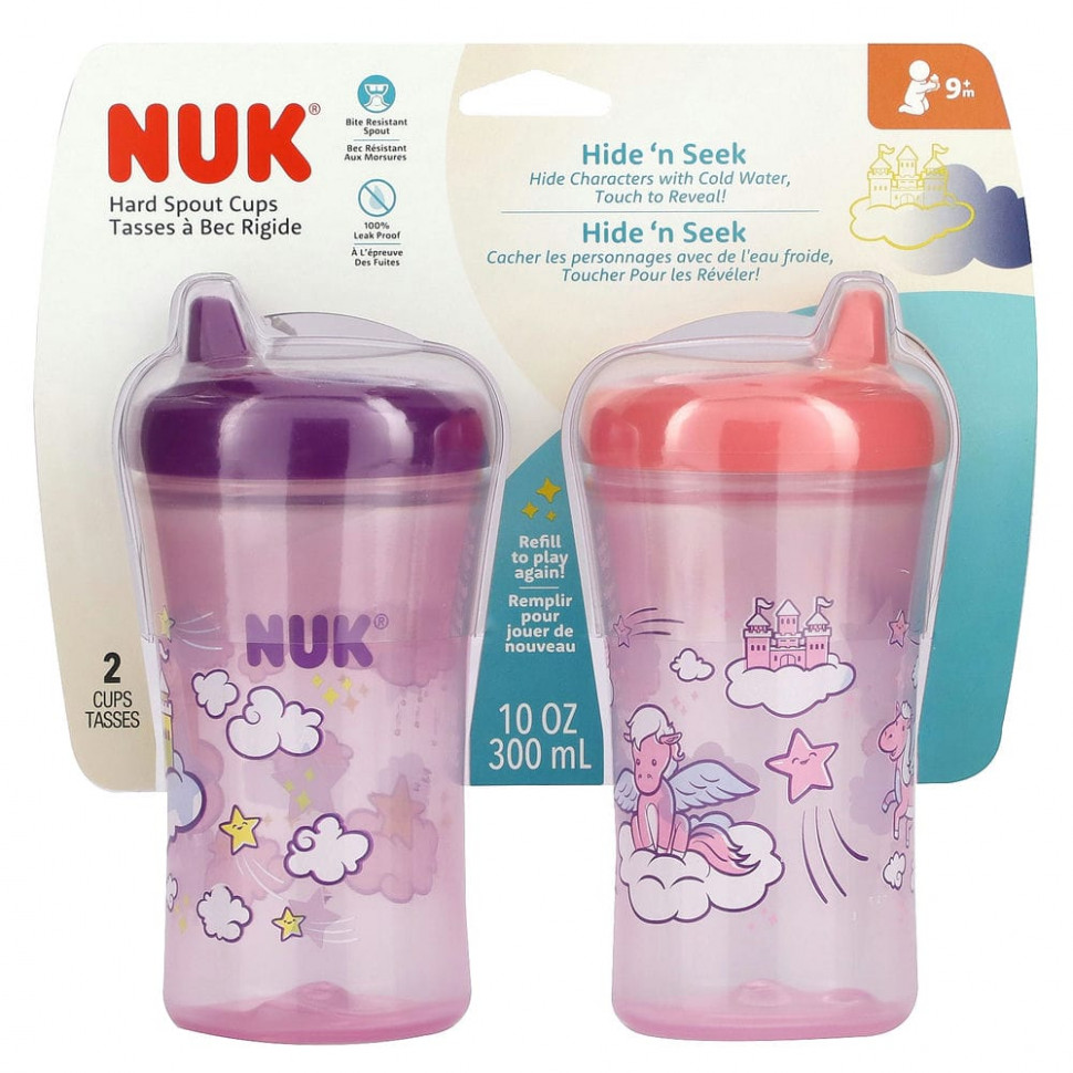   NUK, Hide 'n Seek,    ,  9 ``, 2 , 300  (10 )    -     -,    