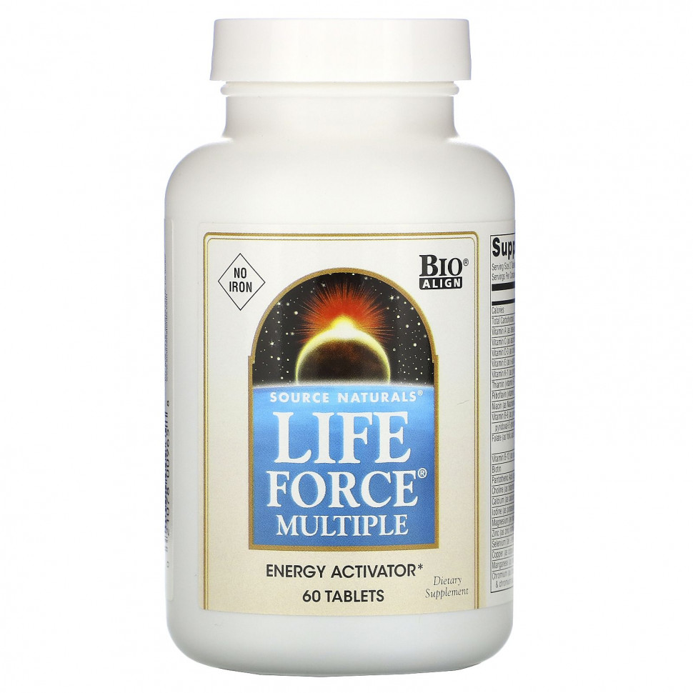   Source Naturals,  Life Force,   , 60     -     -,    