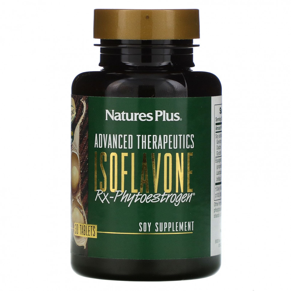   NaturesPlus, Advanced Therapeutics, Isoflavone Rx-Phytoestrogen,  , 30     -     -,    