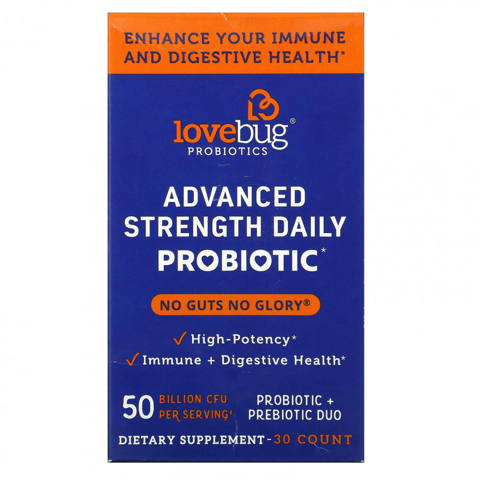   LoveBug Probiotics, Advanced Strength,    , 50  , 30     -     -,    