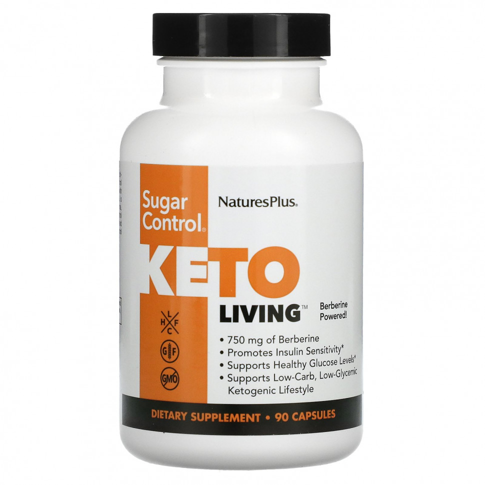   NaturesPlus, KetoLiving,    , 90     -     -,    