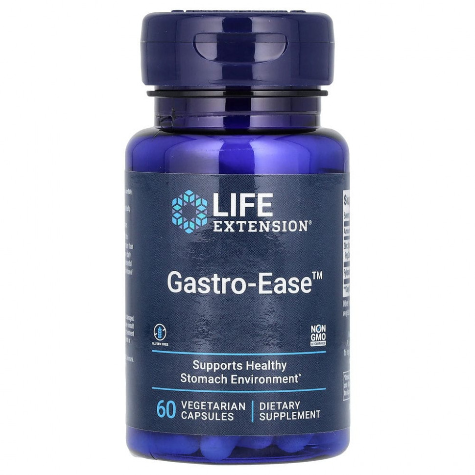   Life Extension, Gastro-Ease, 60      -     -,    