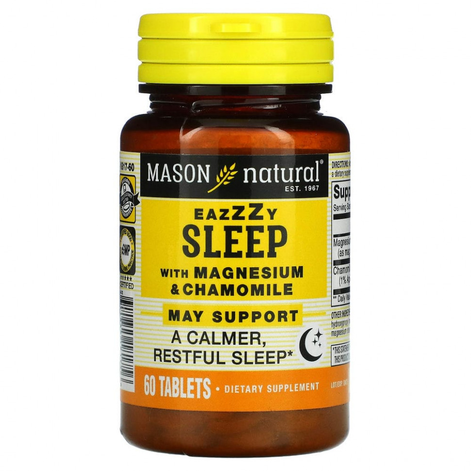   Mason Natural, Eazzzy Sleep    , 60     -     -,    