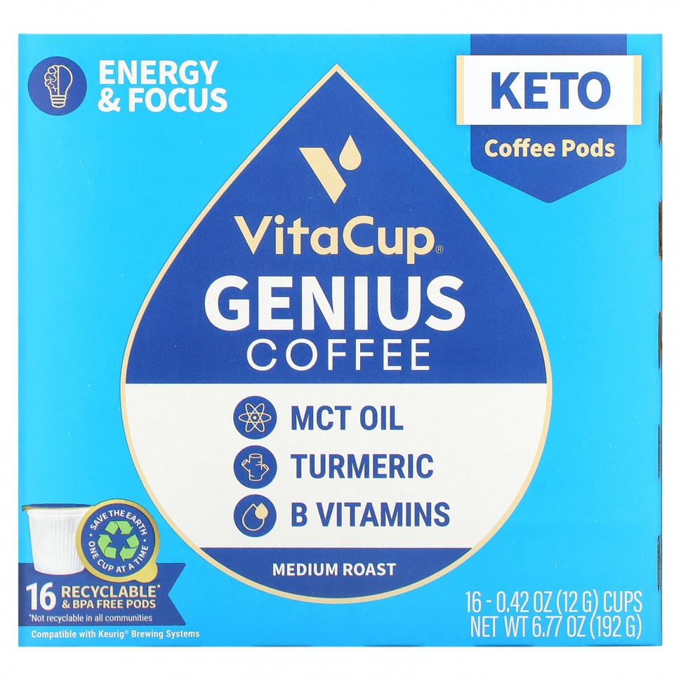   VitaCup, Genius Coffee,  , 16   12  (0,42 )    -     -,    