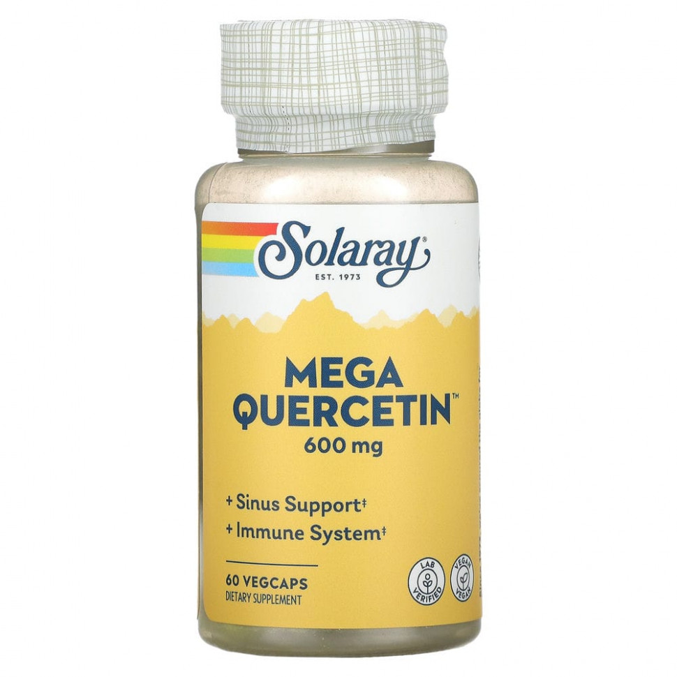   Solaray, Mega Quercetin, 600 , 60      -     -,    