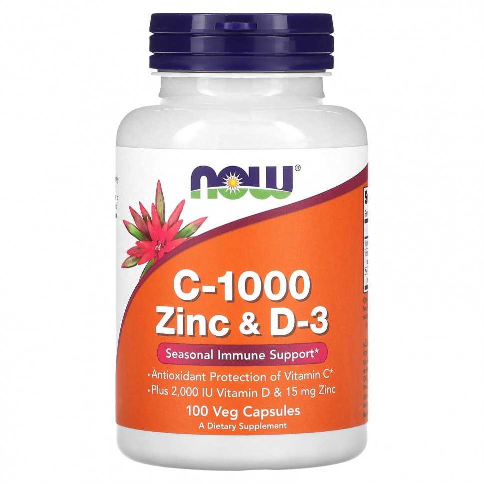   NOW Foods,  C-1000  D-3, 100      -     -,    