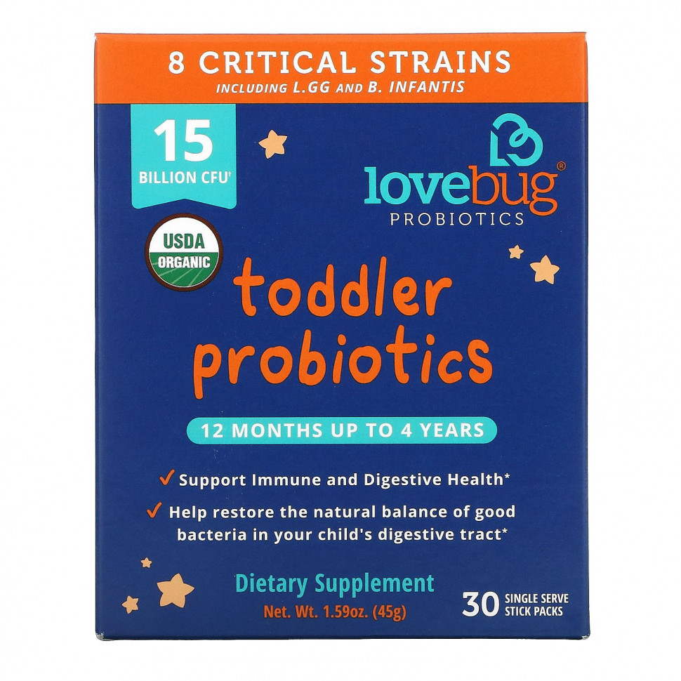   LoveBug Probiotics,       12   4 , 15  , 30        -     -,    