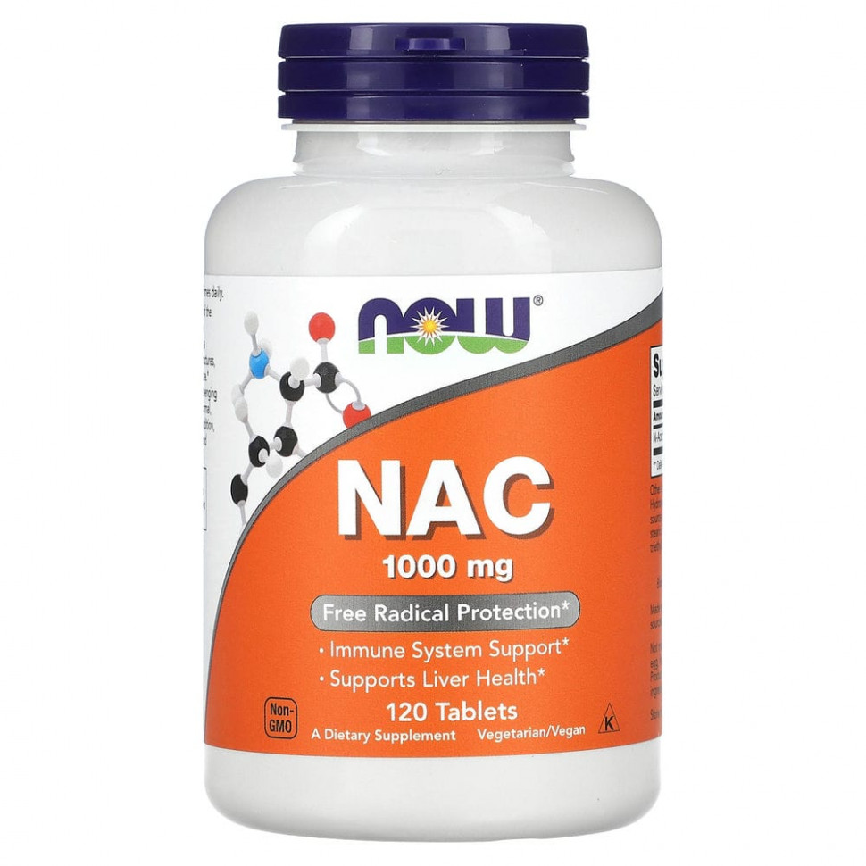   NOW Foods, NAC, 1000 , 120     -     -,    