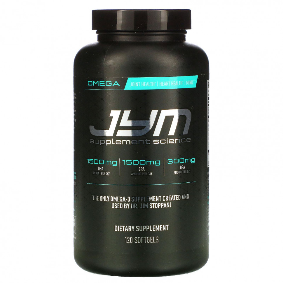   JYM Supplement Science, -3, 120     -     -,    