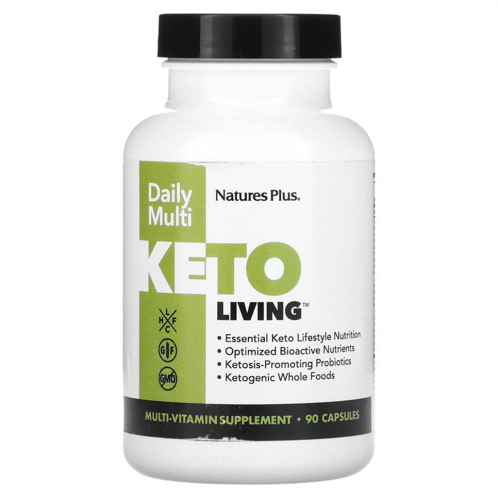   NaturesPlus, KetoLiving,  , 90     -     -,    