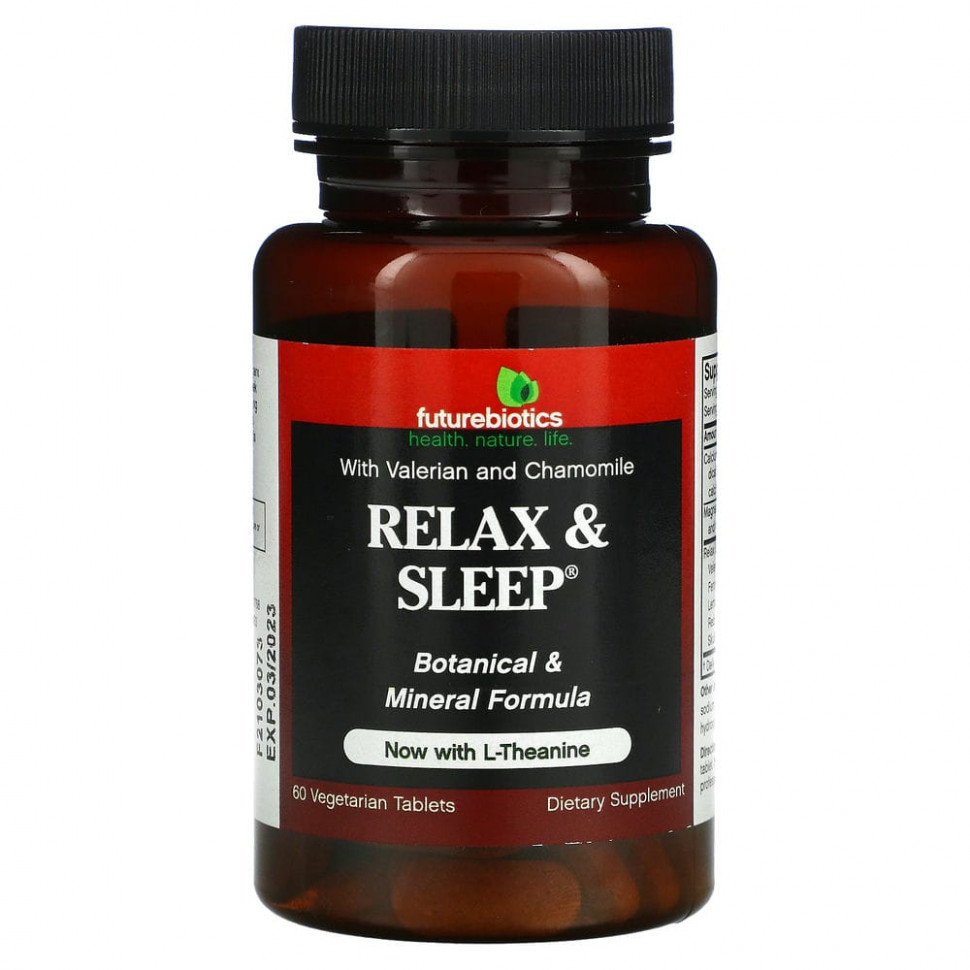   FutureBiotics, Relax & Sleep, 60      -     -,    