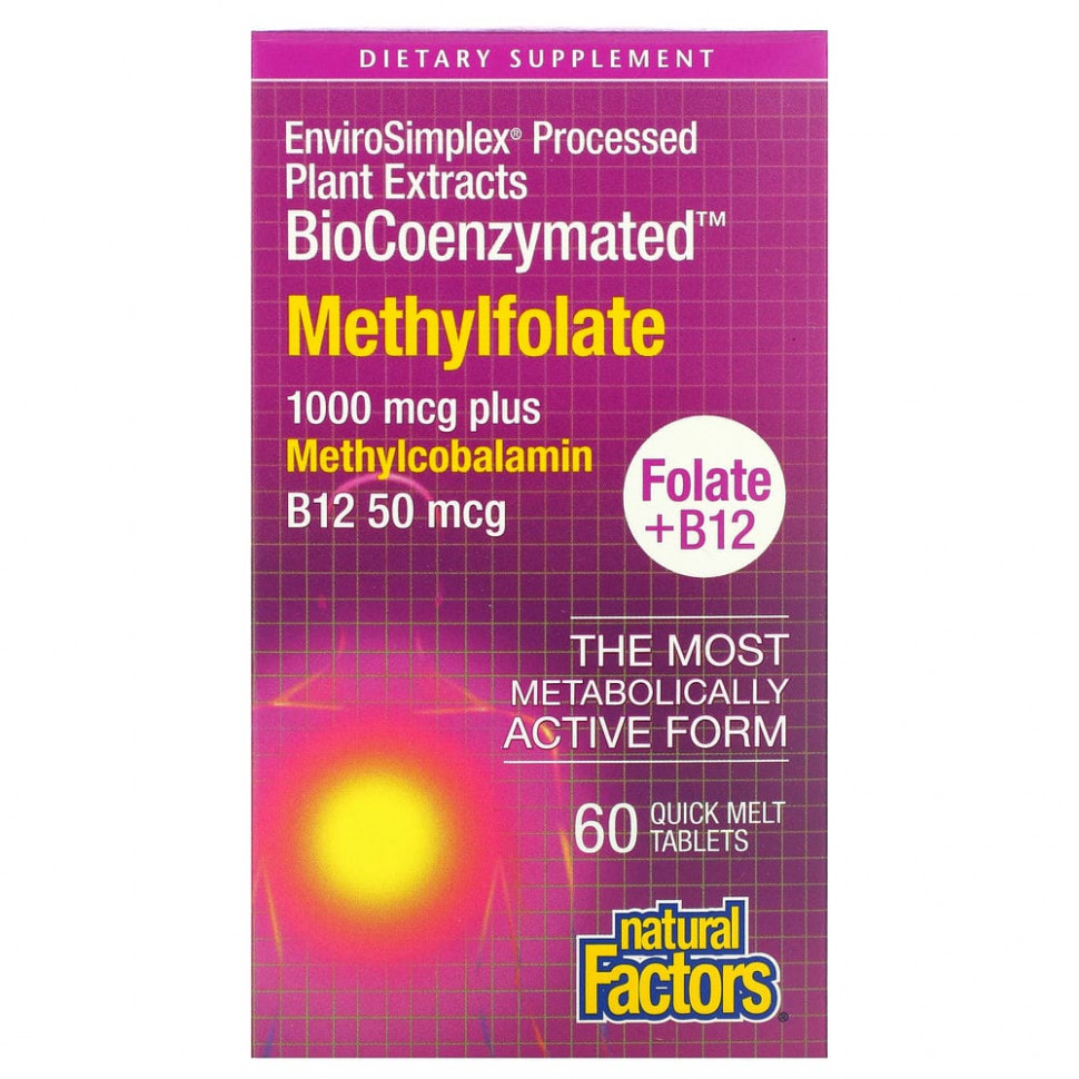   Natural Factors, BioCoenzymated, , 1000 , 60      -     -,    