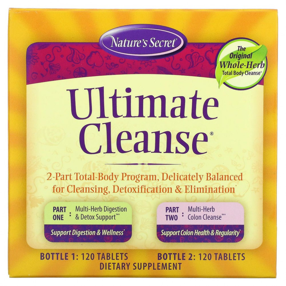   Nature's Secret, Ultimate Cleanse,   2     , 2   120       -     -,    