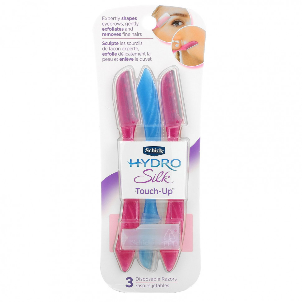   Schick, Hydro Silk Touch Up,  , 3      -     -,    