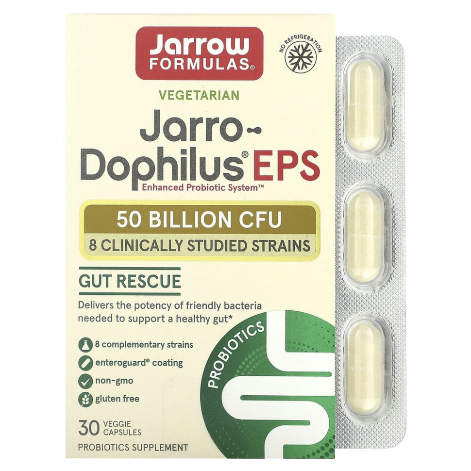   Jarrow Formulas, Jarro-Dophilus EPS, 50 , 30   Enteroguard    -     -,    