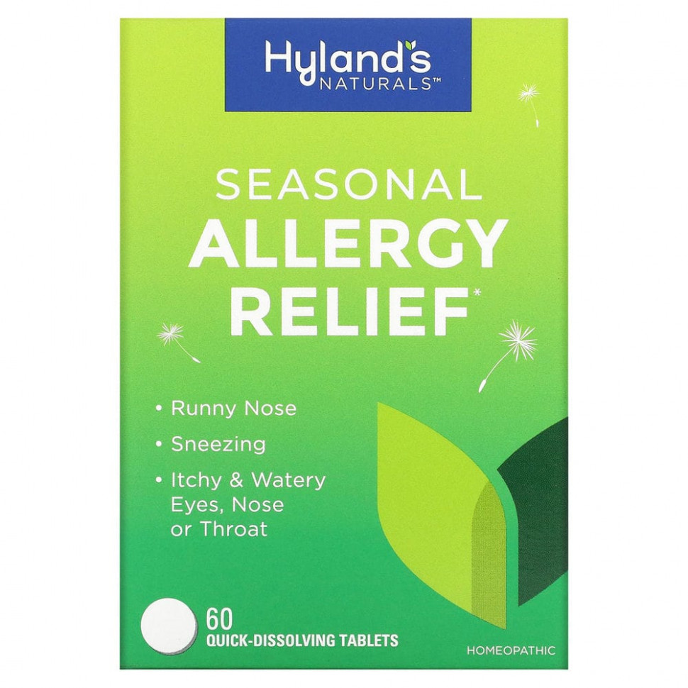   Hyland's, Seasonal Allergy Relief, 60      -     -,    