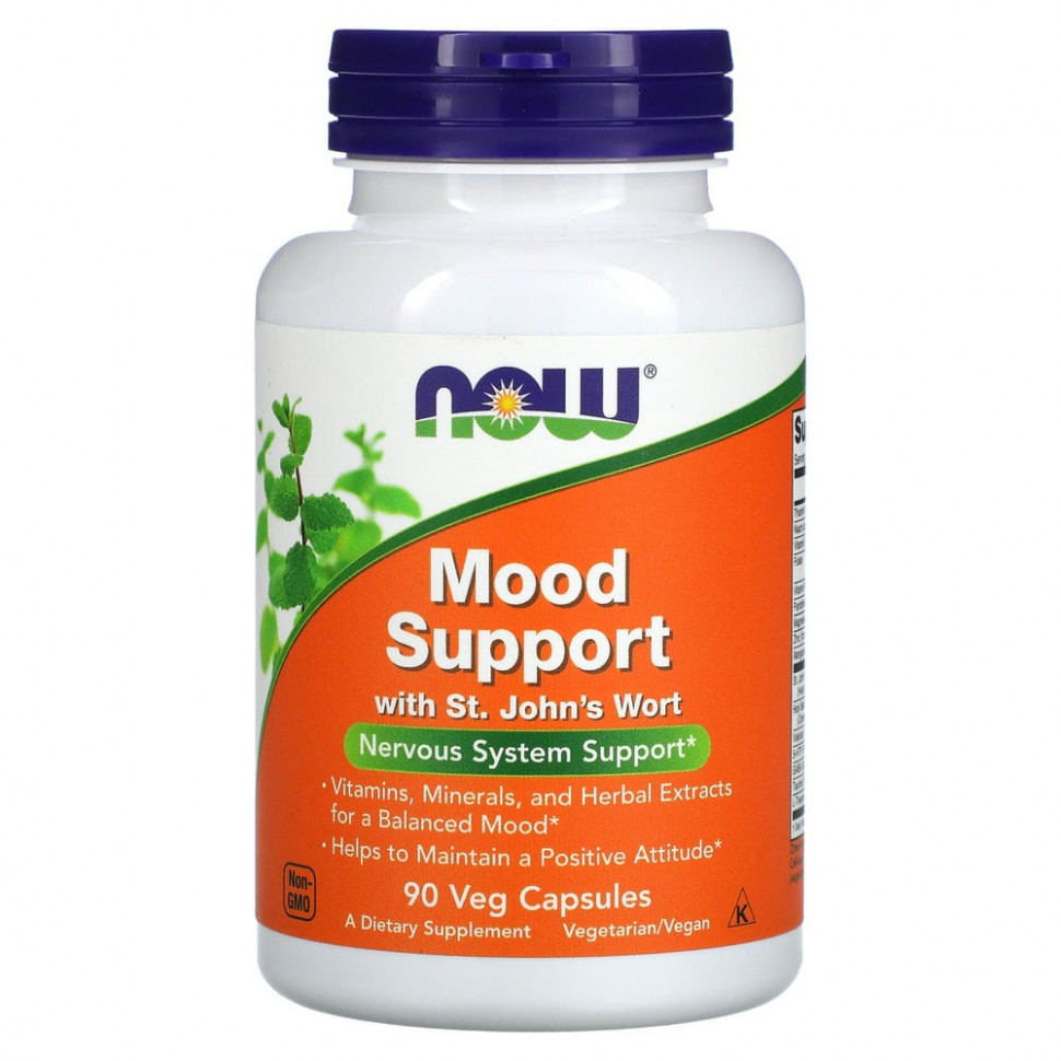   NOW Foods, Mood Support  , 90      -     -,    