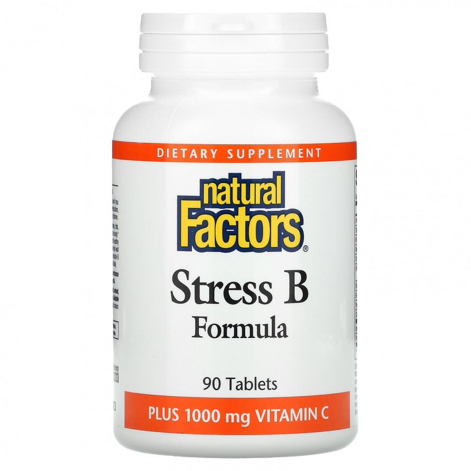   Natural Factors, Stress B Formula,  1000   C, 90     -     -,    