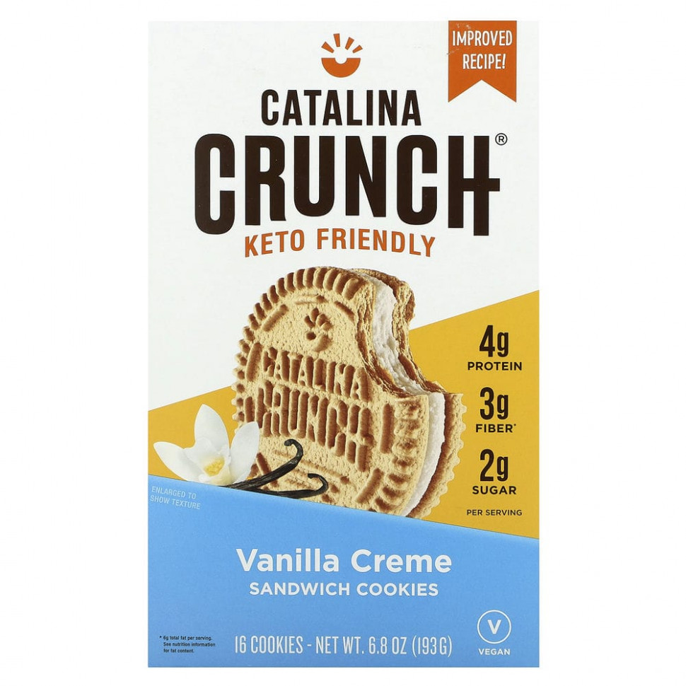   Catalina Crunch, Keto Sandwich Cookies,  , 16 , 193  (6,8 )    -     -,    