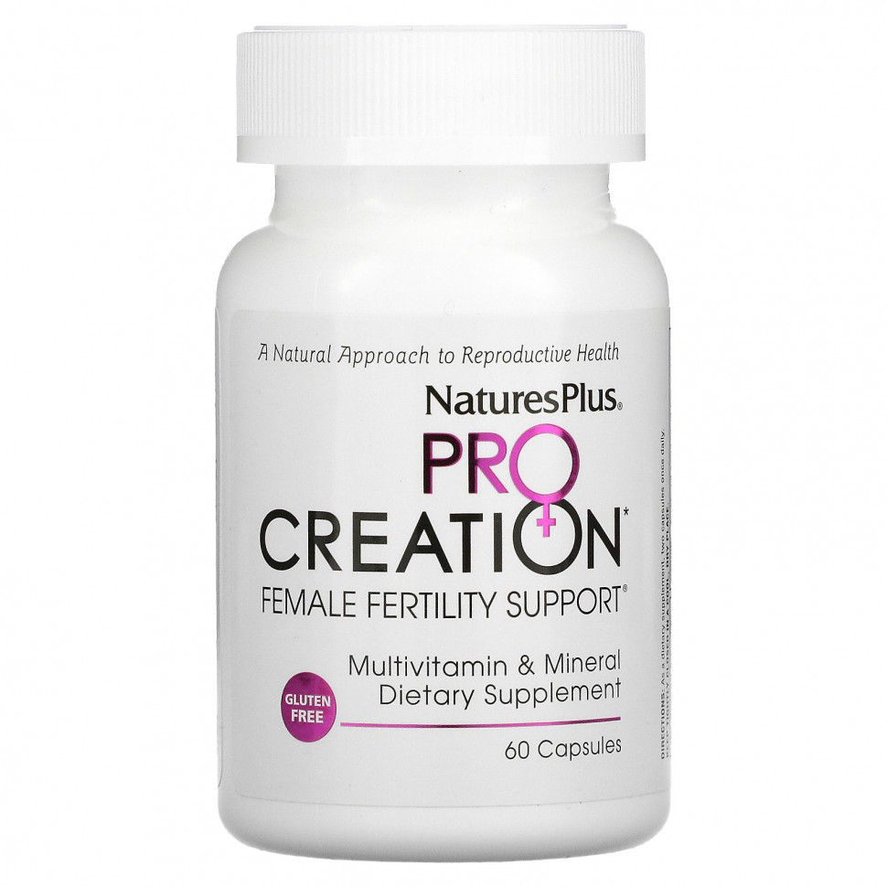   NaturesPlus, ProCreation, Female Fertility Support,     , 60      -     -,    