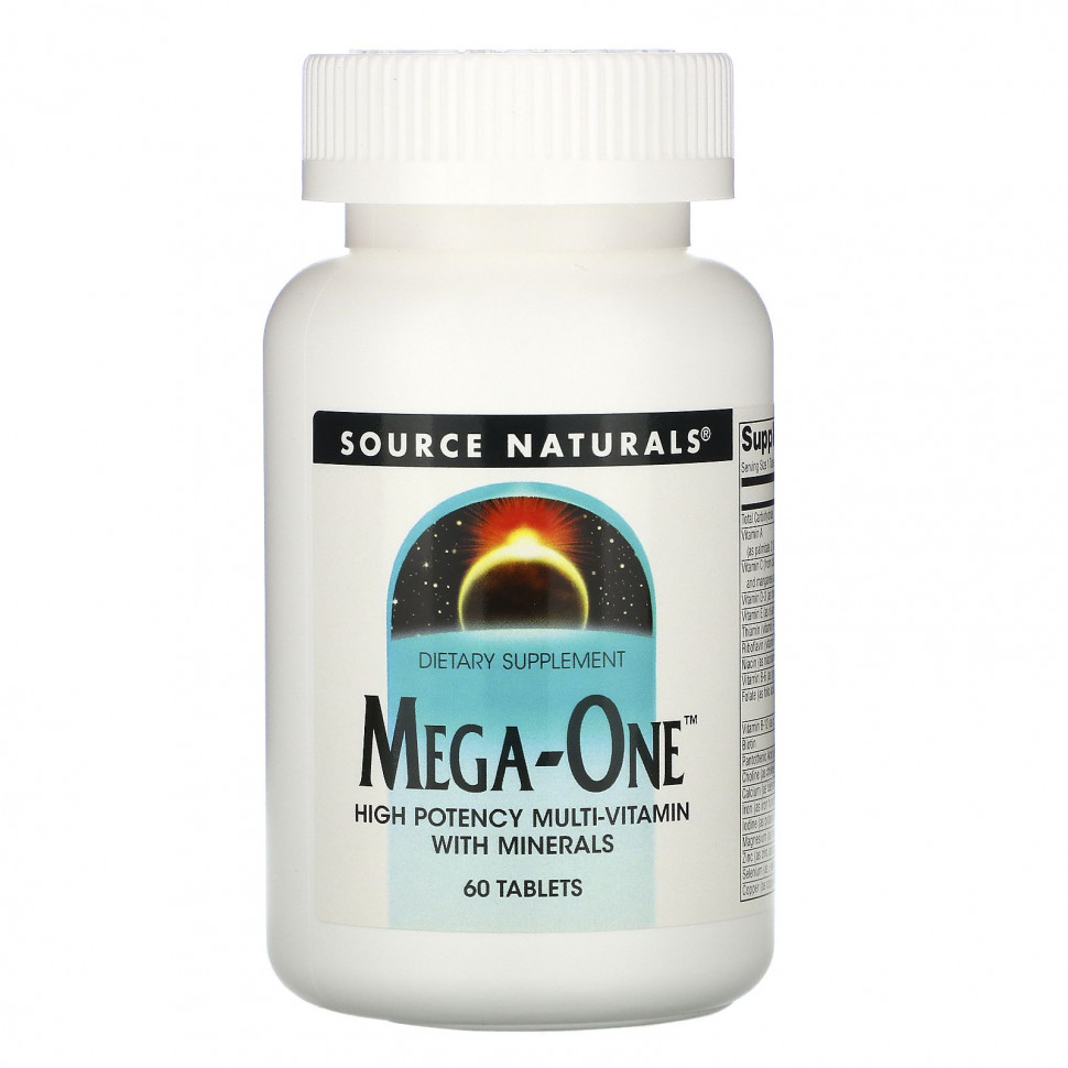   Source Naturals, Mega-One,    , 60     -     -,    