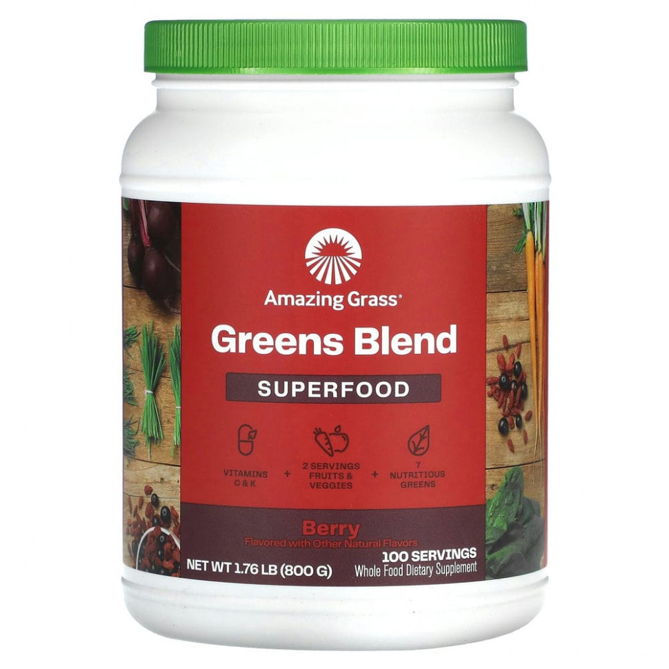   Amazing Grass, Green Superfood, , 800  (28,2 )    -     -,    