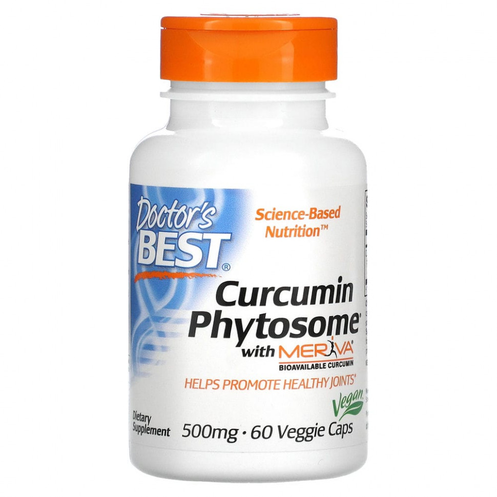   Doctor's Best, Phytosome,   Meriva, 500 , 60      -     -,    