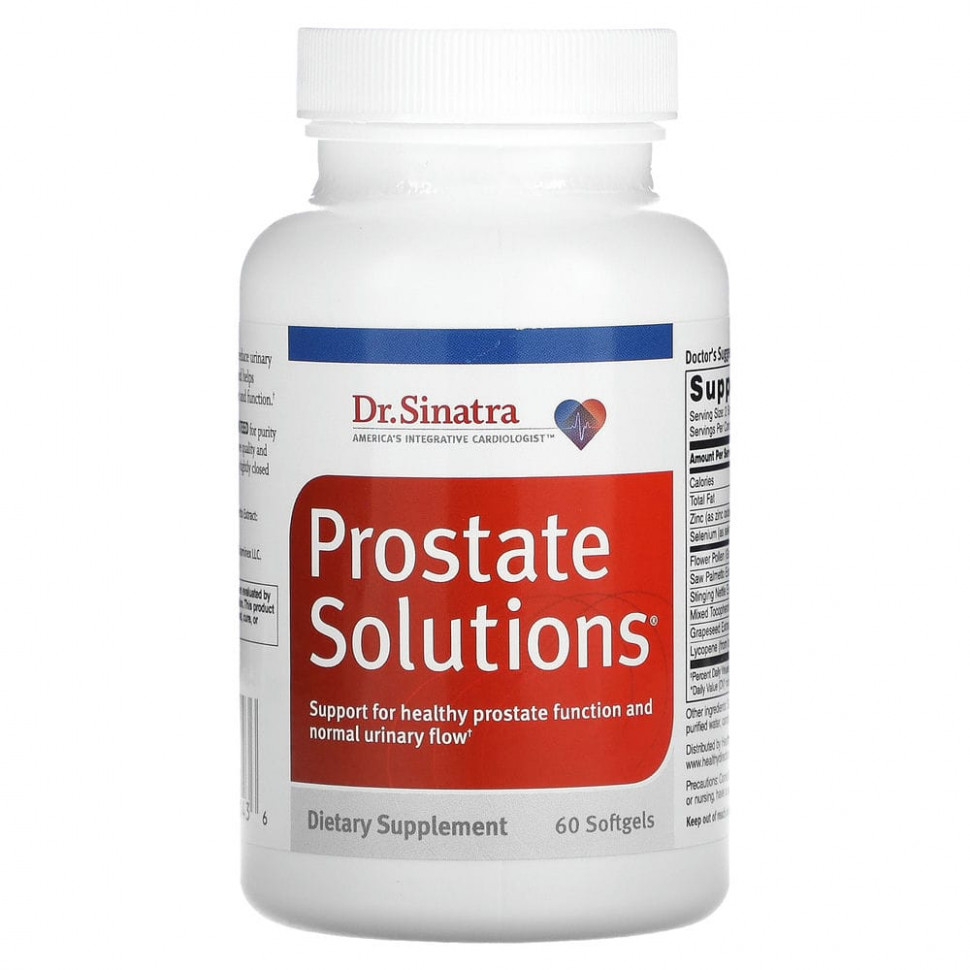   Dr. Sinatra, Prostate Solutions, 60      -     -,    