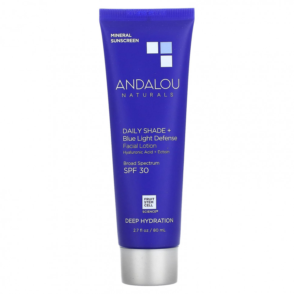   Andalou Naturals, Daily Shade +   ,    , SPF 30,  , 80  (2,7 . )    -     -,    