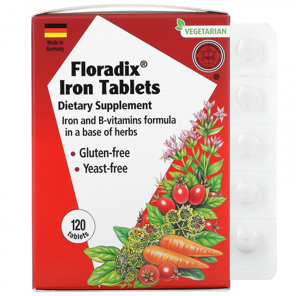   Gaia Herbs, Floradix, , 120     -     -,    