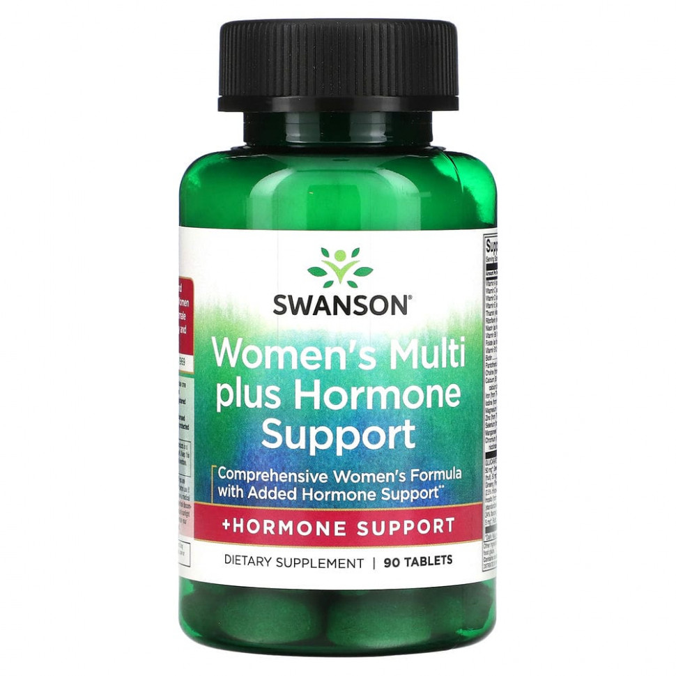   Swanson, Multi Plus Hormone Support  , 90     -     -,    