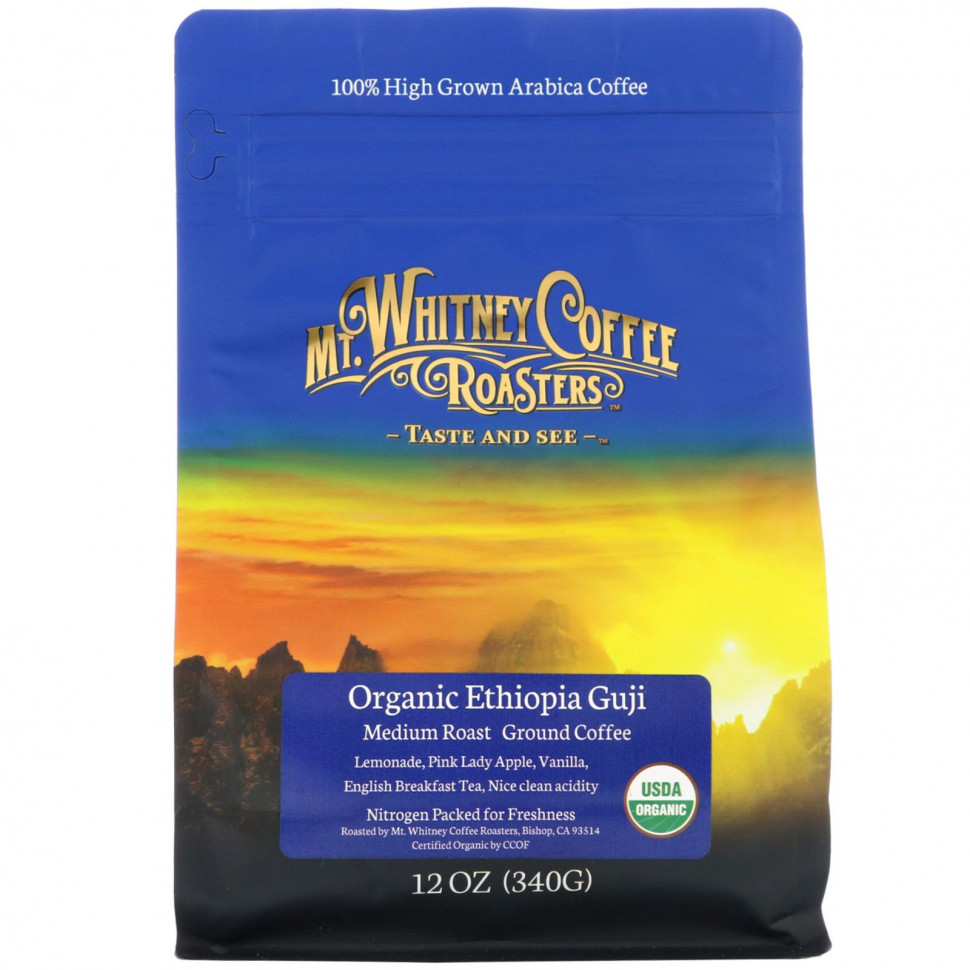   Mt. Whitney Coffee Roasters, Organic Ethiopia Guji,  ,  , 340  (12 )    -     -,    