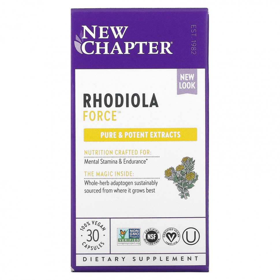   New Chapter, Rhodiola Force, , 30      -     -,    