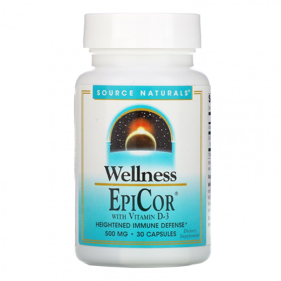   Source Naturals, Wellness, EpiCor   D-3, 500 , 30     -     -,    