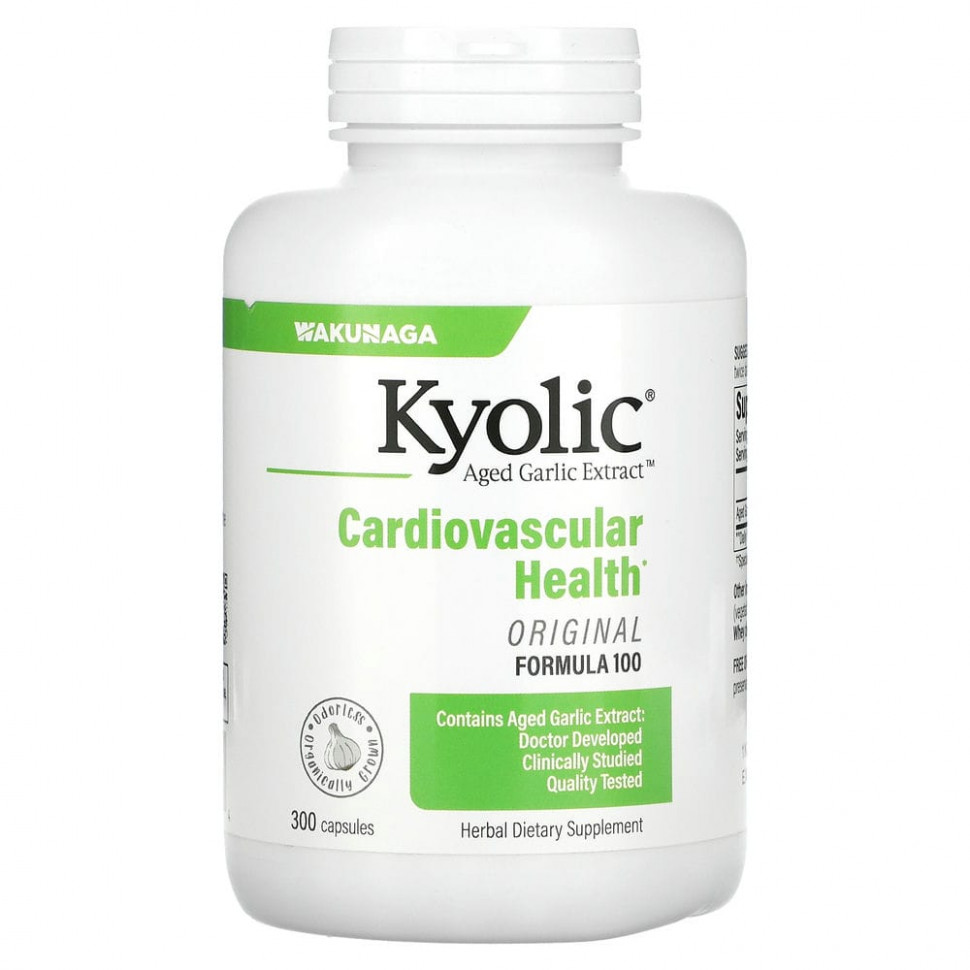   Kyolic, Aged Garlic Extract,   ,  - ,  100, 300     -     -,    