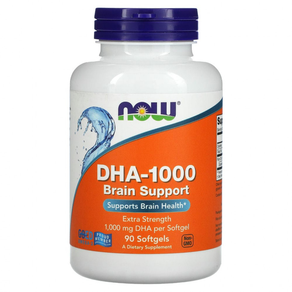   NOW Foods, DHA-1000    ,    , 1000 , 90      -     -,    