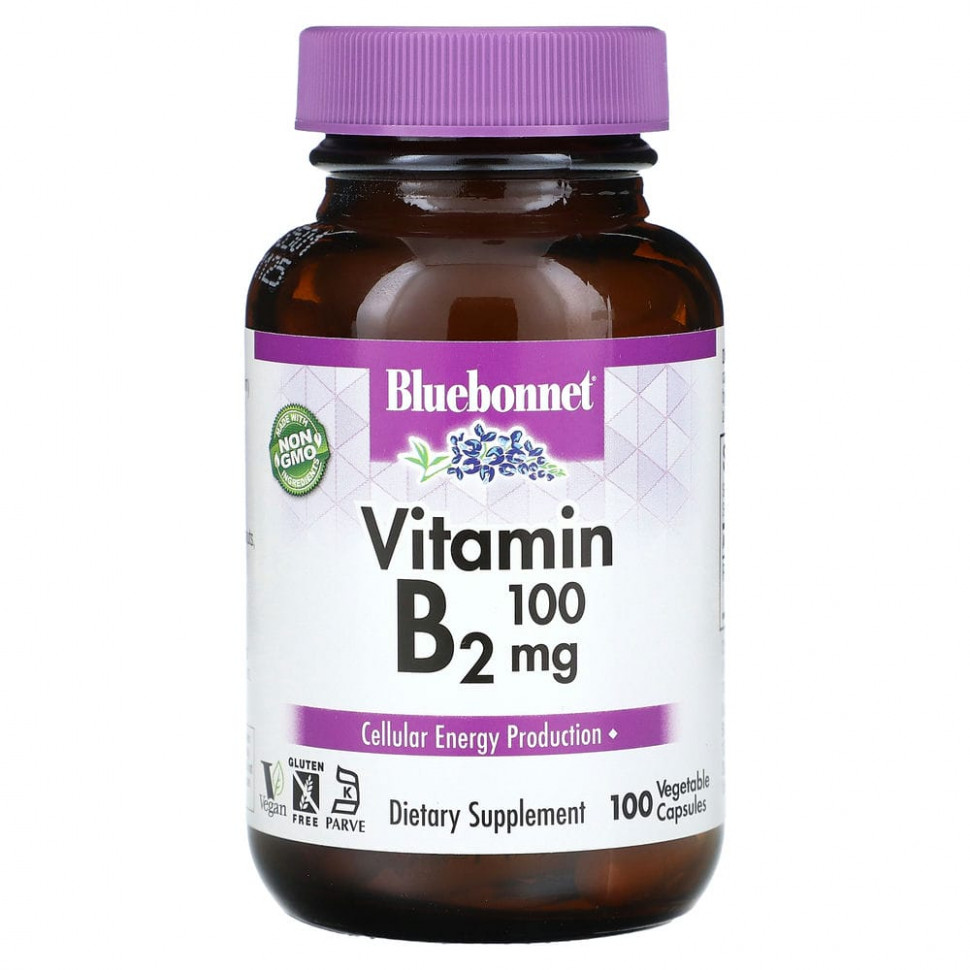   Bluebonnet Nutrition,  B2, 100 , 100      -     -,    