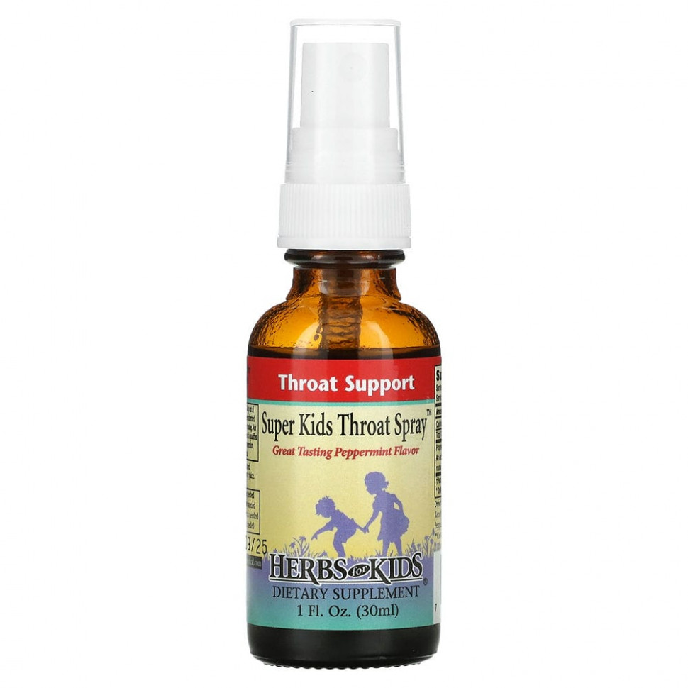   Herbs for Kids,     Super Kids Throat Spray    , 30  (1  )    -     -,    