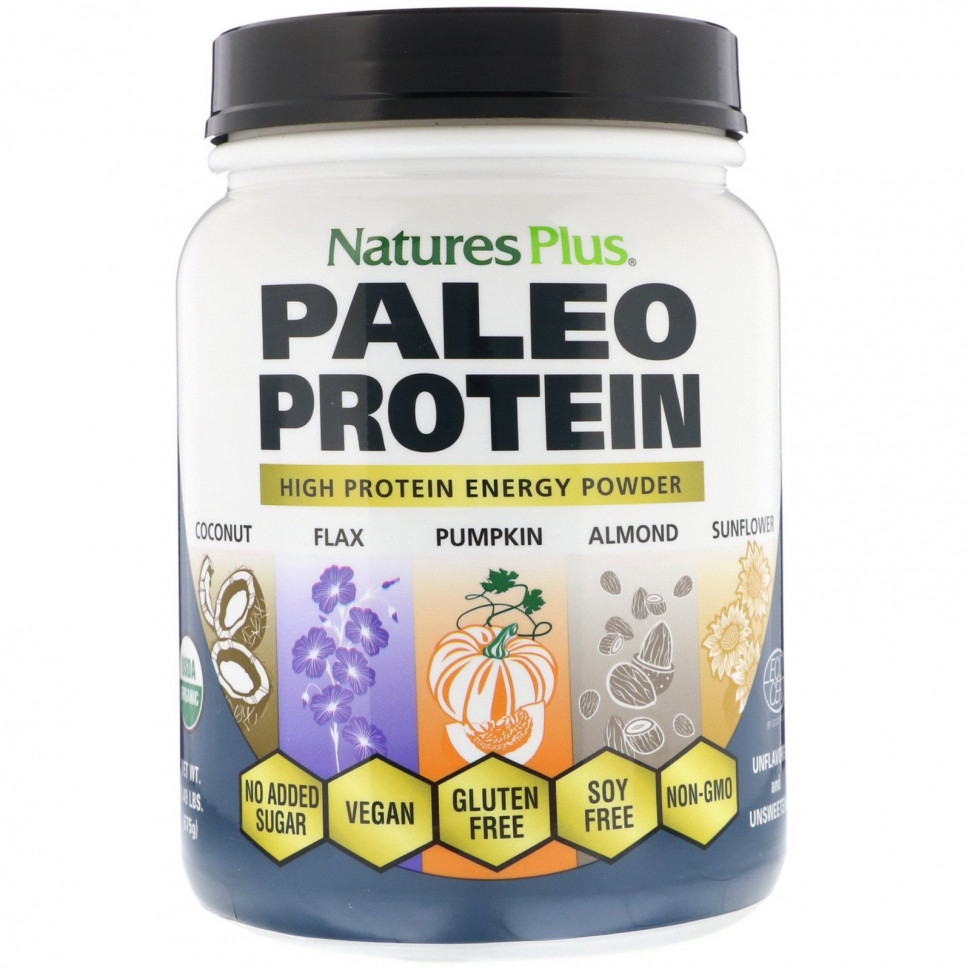   NaturesPlus, Paleo Protein Powder,  ,    , 675  (1,49 )    -     -,    