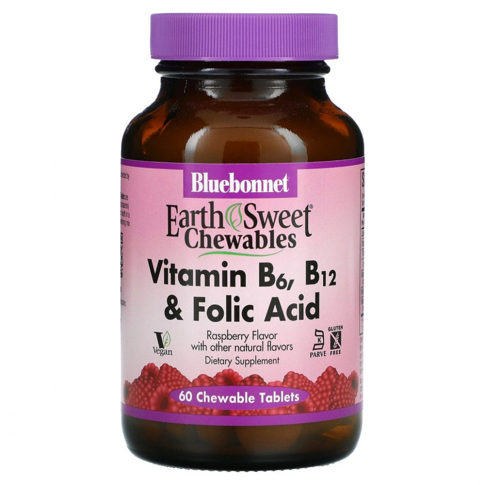   Bluebonnet Nutrition, Earth Sweet,     B6, B12   ,   , 60      -     -,    