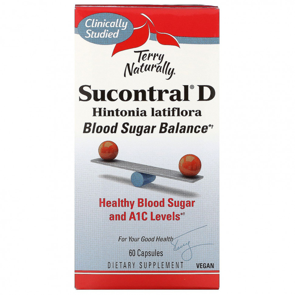   Terry Naturally, Sucontral D, 60     -     -,    