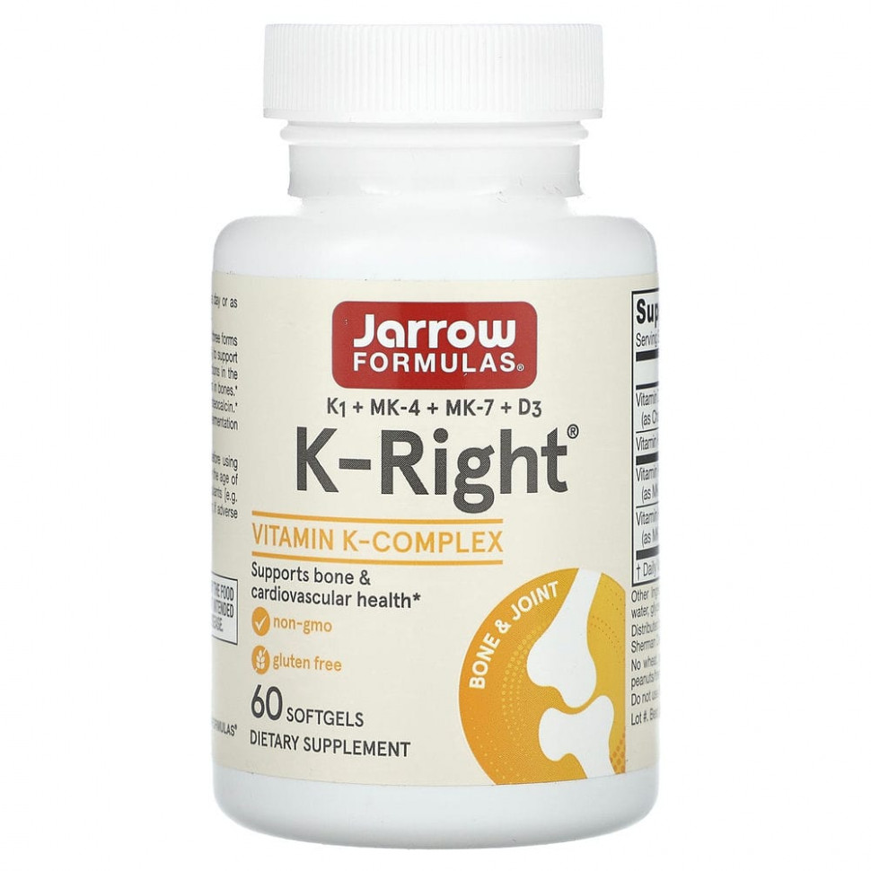   Jarrow Formulas, K-Right, 60      -     -,    